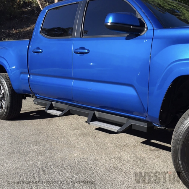 WESTIN HDX Stainless Drop Nerf Step Bars (2005-2020 Toyota Tacoma) - Click Image to Close