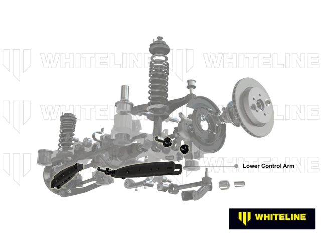 WHITE Rear Lower Control Arms, Adjustable (2022 Subaru BRZ)