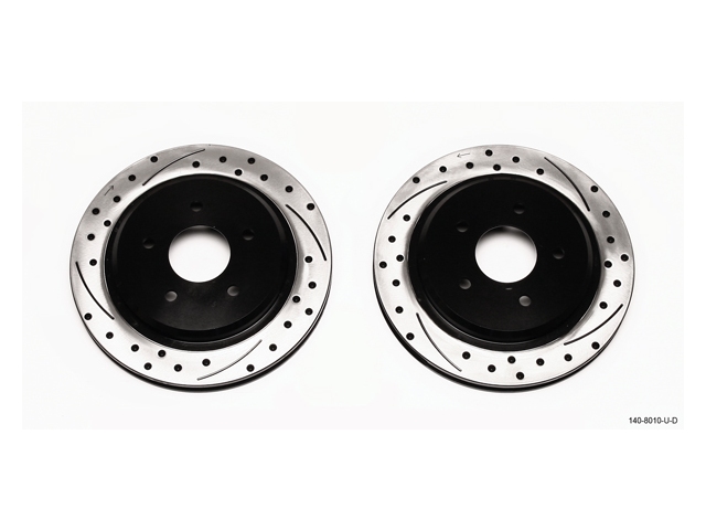 wilwood ProMatrix Rear Replacement Rotor Kit, Drilled & Slotted (1997-2004 Corvette & Z06)