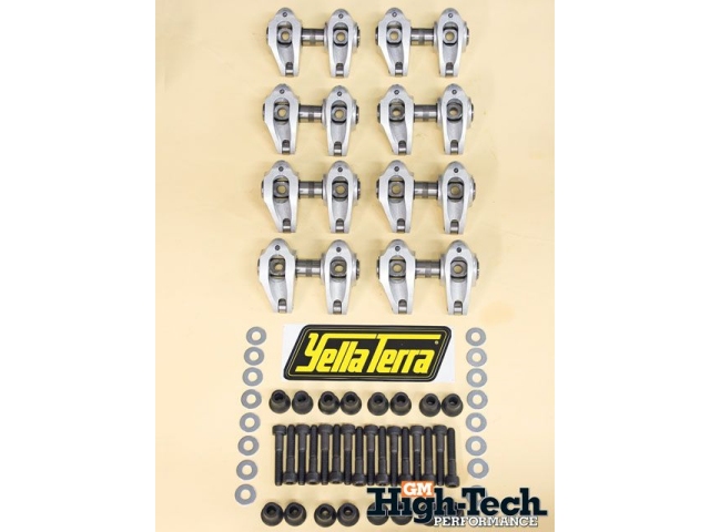 Yella Terra Roller Rockers, 1.7:1, Non-Adjustable (GM L76, L92, L98 & LS3)