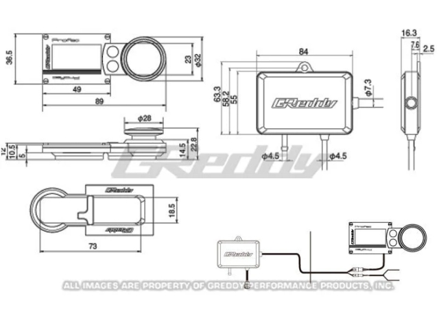 Greddy Profec ELECTRONIC BOOST CONTROLLER [AMBER] - Image 3
