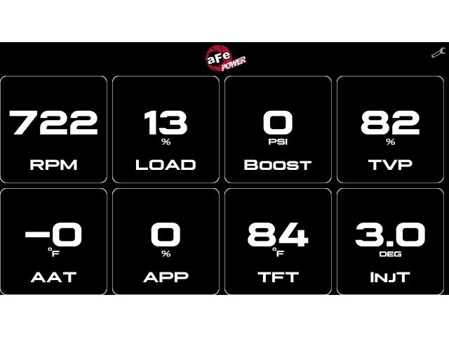 aFe POWER AGD (Advanced Gauge Display) (2008-2023 CHEVROLET & GMC, FORD & RAM) - Image 9